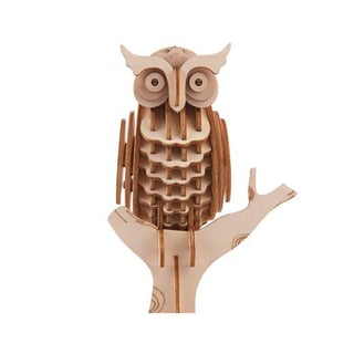 3D Wooden Puzzle: Owl - Wood