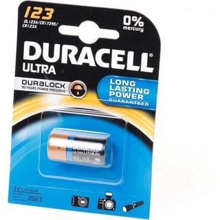 Duracell Ultra Lithium Cr123 3V