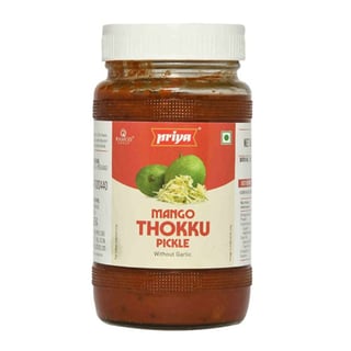 Priya Mango Thokku Pickle Without Garlic 300 Grams