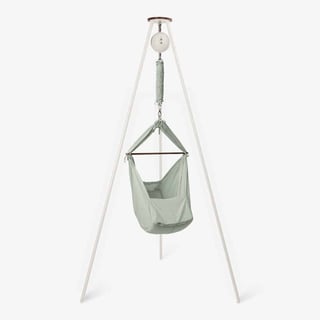 Moonboon Klassieke Bundel Baby Hangmat - Kleuren Hangmat: Seagrass - Kleuren Standaard: White