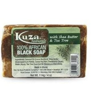 African Black Soap - Kuza Natural Tea Tree  African Black Soap 114 g