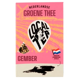 LocalTea Nederlandse Groene Theemelange Gember