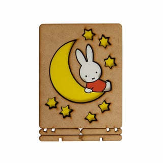 Postcard - Piece of Art - Miffy on the Moon