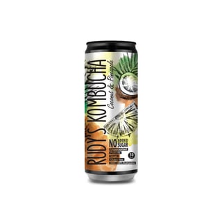 Rudy's Kombucha Passion Coconut & Pineapple Kombucha 330ml