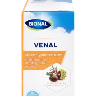 Bional Venal - Bij Zware, Vermoeide Benen - 40 Capsules - Voedingssupplement