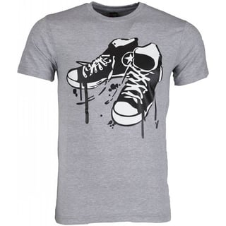 T-Shirt - Sneakers - Grijs