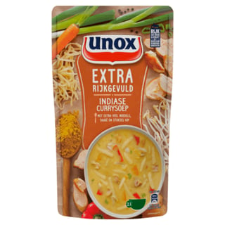 Unox Soep in Zak Extra Gevuld Indiase Curry