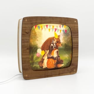 Seizoenslamp Walnoot (Het Houtlokael)