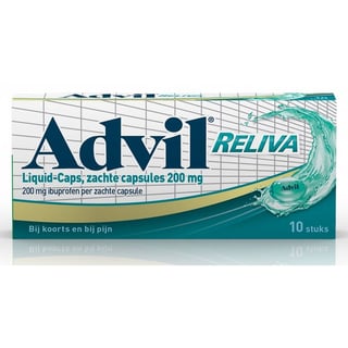 Advil Reliva Liq Caps 200 Av 10ca