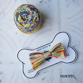 Hand-Dyed Dog Bow Tie Collection - Paintpot