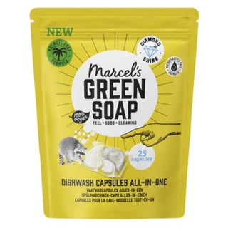 Marcel's Green Soap Vaatwas Capsules All-in-One 25st