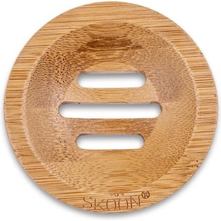Skoon Bamboe Solid Bar Dish Rond 1 St