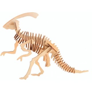 Houten 3D Parasaurolophus Puzzel