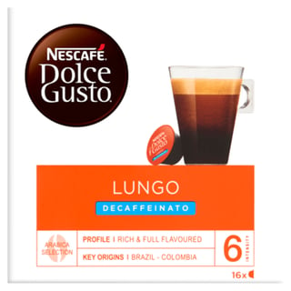 Nescafe Dolce Gusto Koffiecups Lungo Decafé