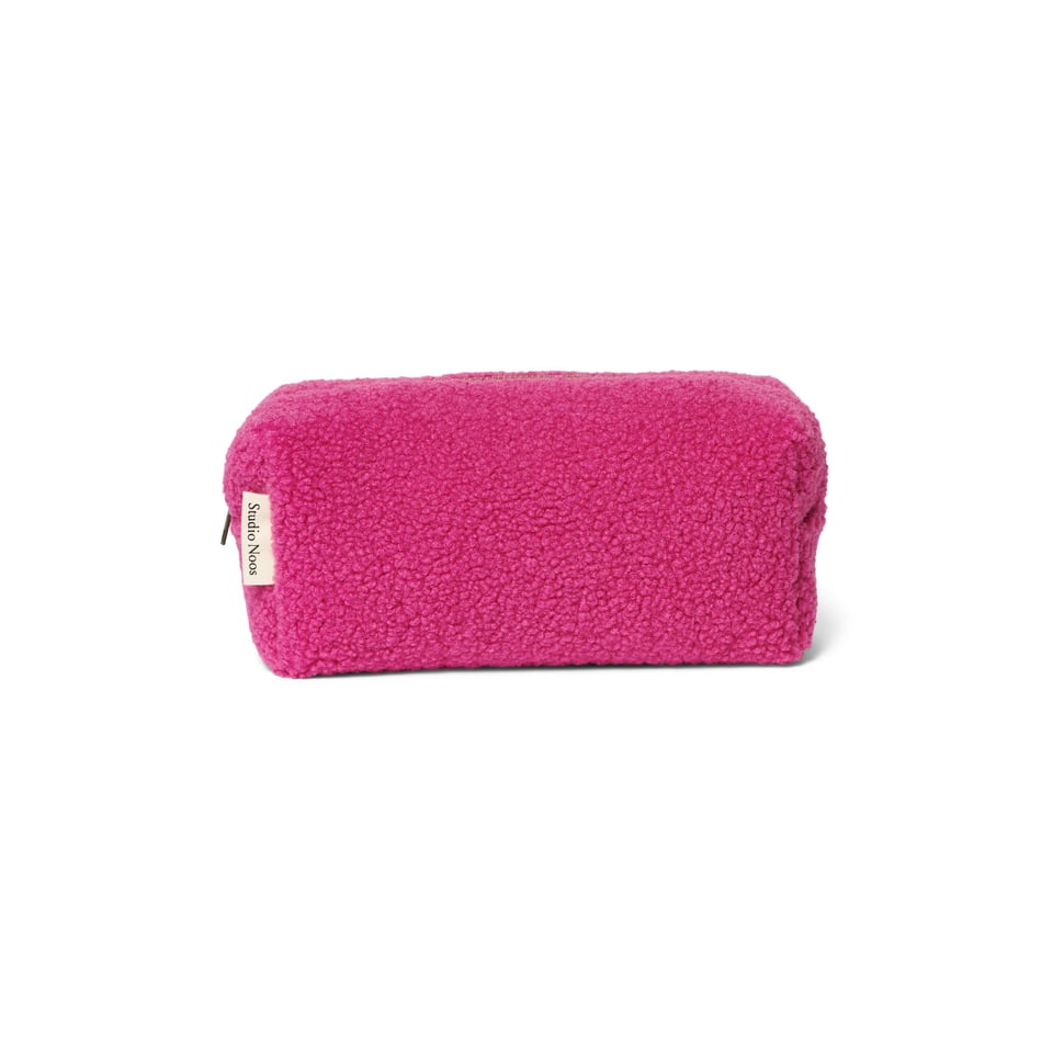 Pink Teddy Pouch
