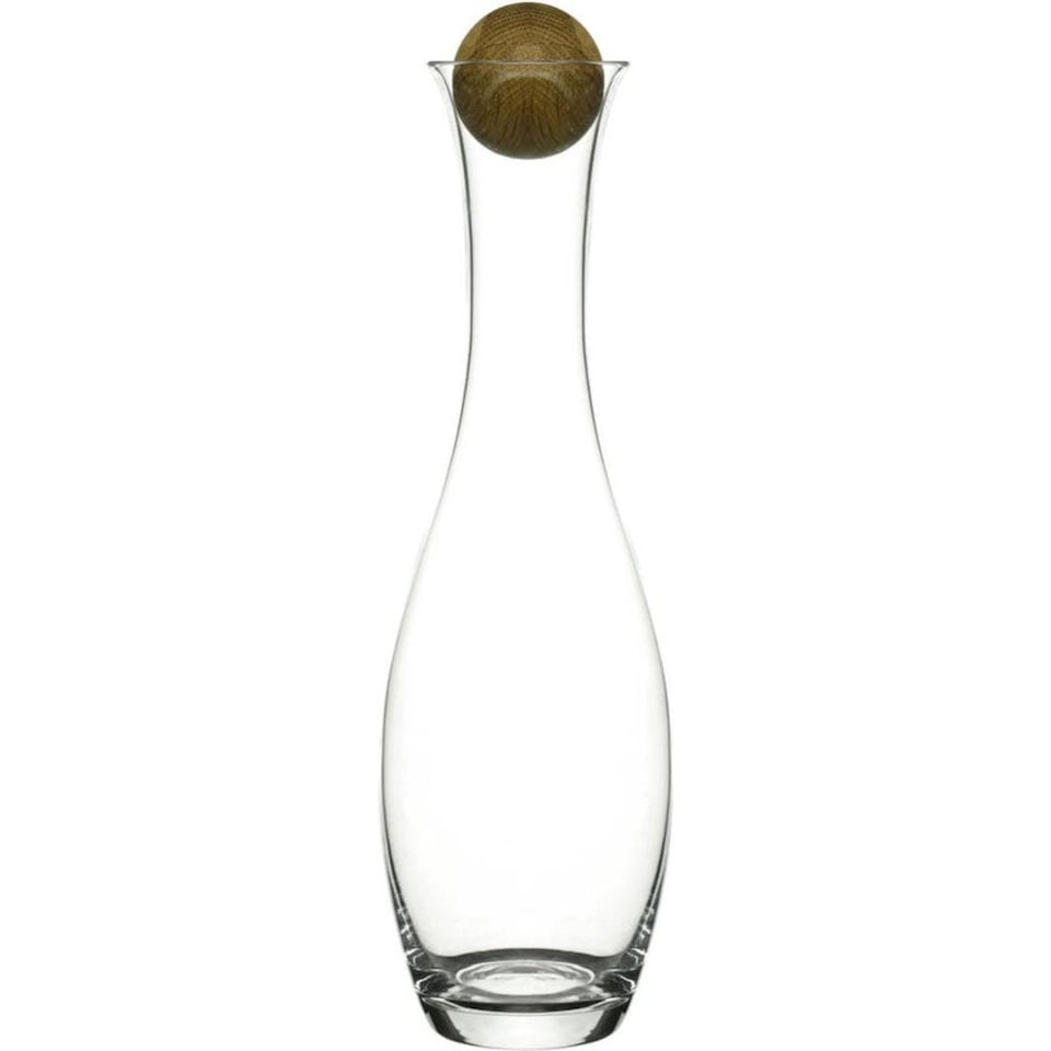 Wine or Water Carafe with Oak Stopper