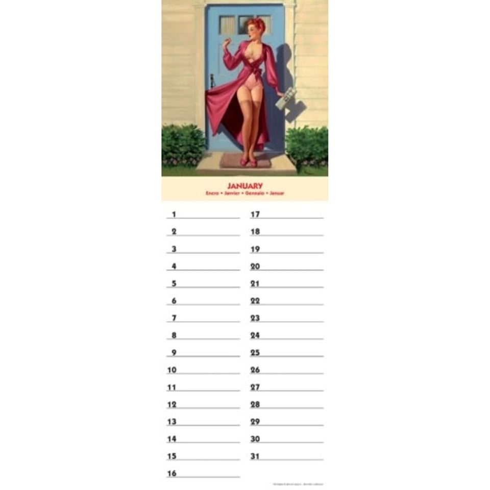 Pin Up History Verjaardagskalender