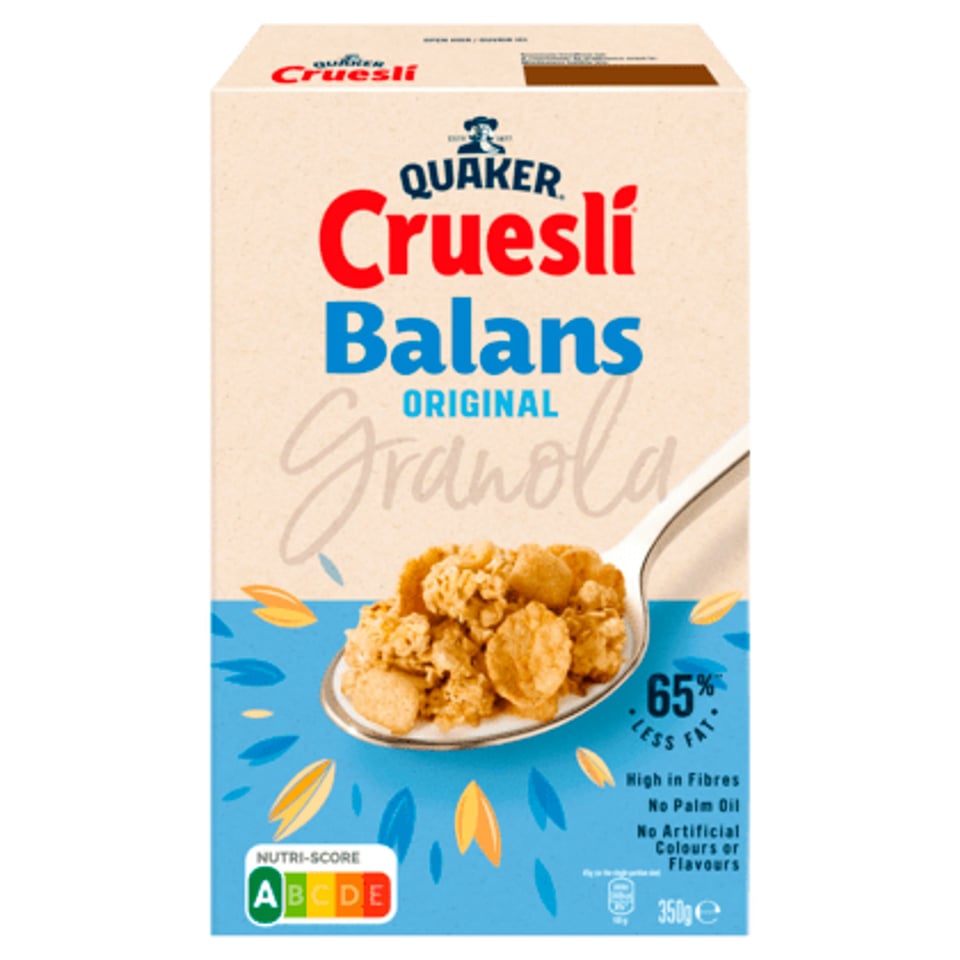 Quaker Cruesli Granola Balans Naturel