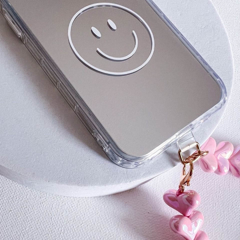 Smiley Mirror Hoesje  Glanzende finish