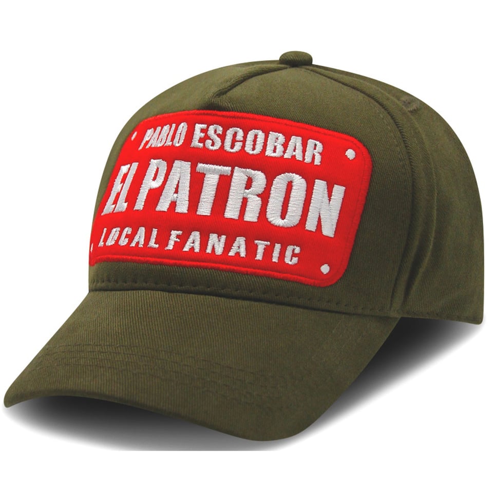 Baseball Cap Heren - Pablo Escobar - Groen - One Size