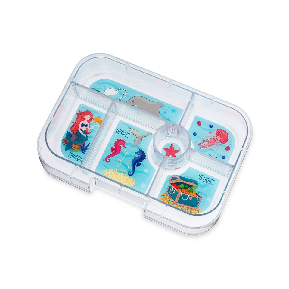 Yumbox Original Tray 6 Vakken Mermaid - Veelkleurig