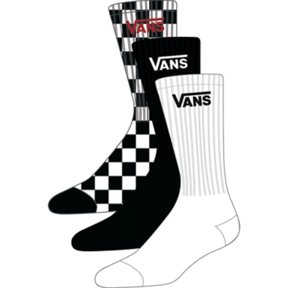 Vans Classic Vans Crew Sock Black/White