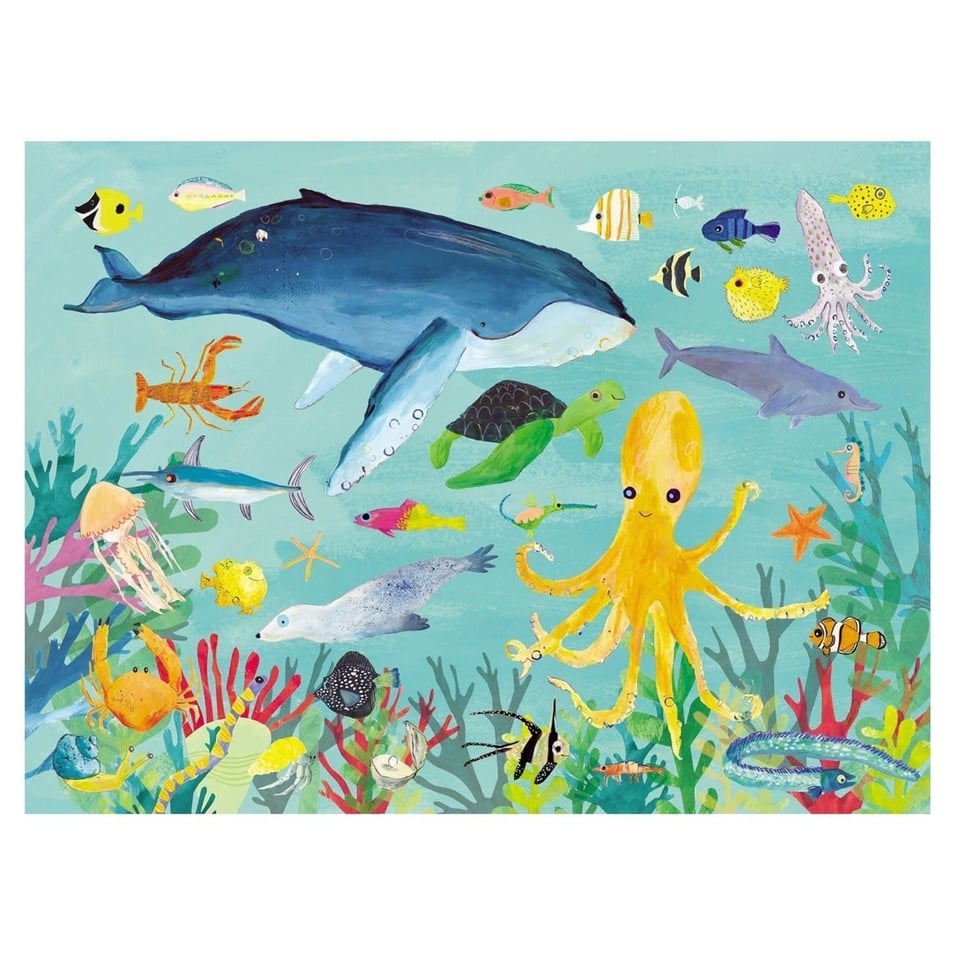 Crocodile Creek Puzzle Ocean Animals 100 Stukjes 5+