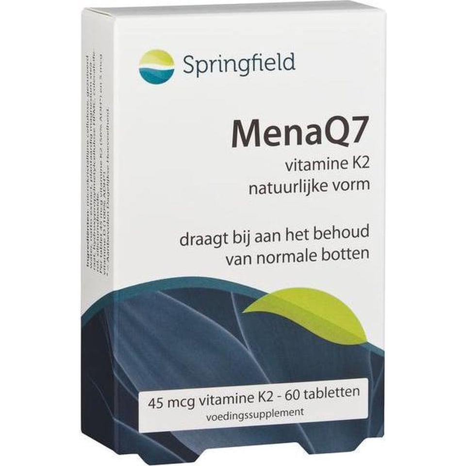 Springfield MenaQ7 - Vitamine K2 - 60 Tabletten