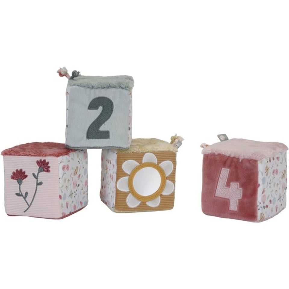 Little Dutch Zachte Blokkenset Flowers & Butterflies