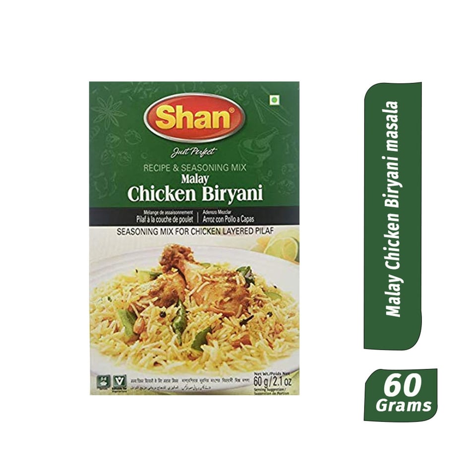 Shan Malay Chicken Biryani Masala 60 Grams