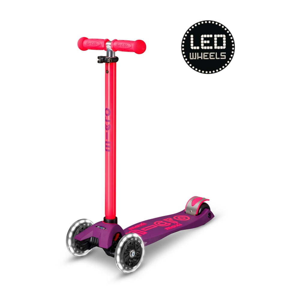 Maxi Micro Step Deluxe LED Paars Roze Neon