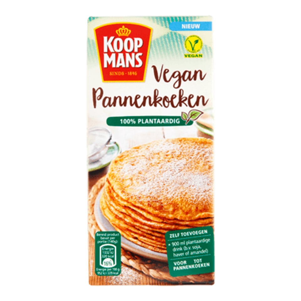 Koopmans Mix Voor Vegan Pannenkoek
