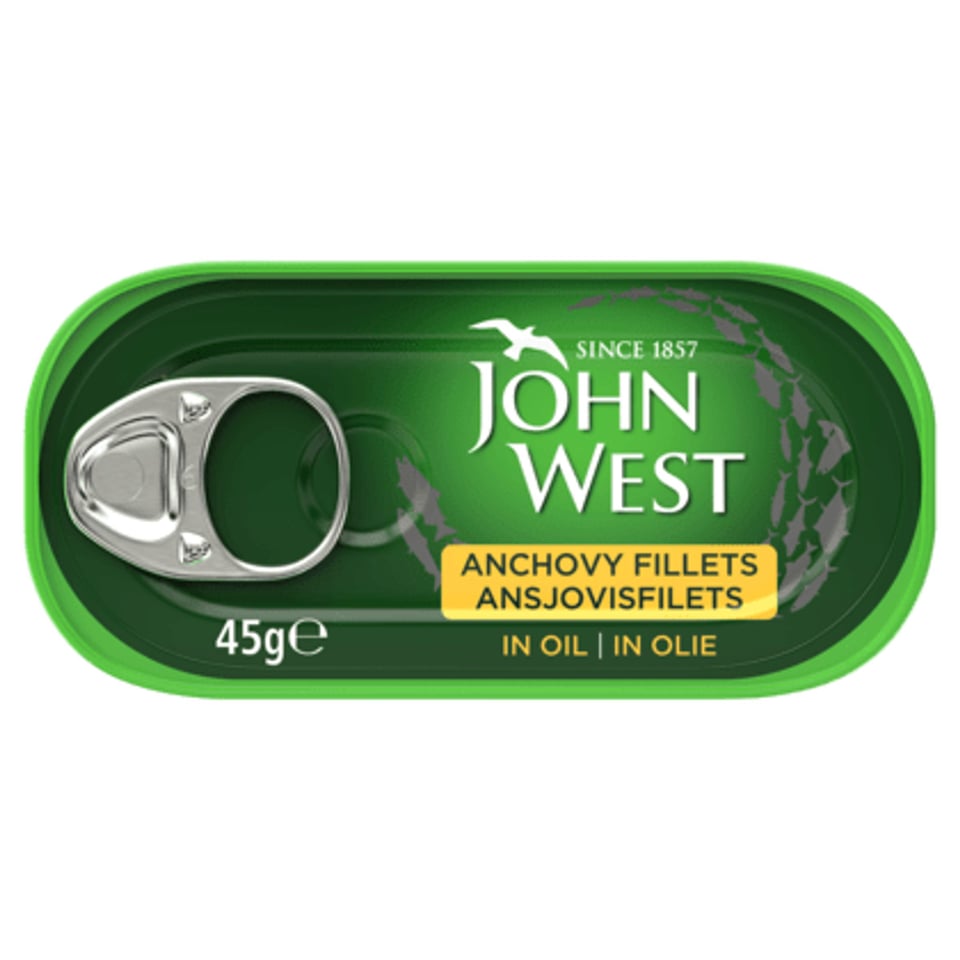 John West Ansjovisfilets in Zonnebloemolie