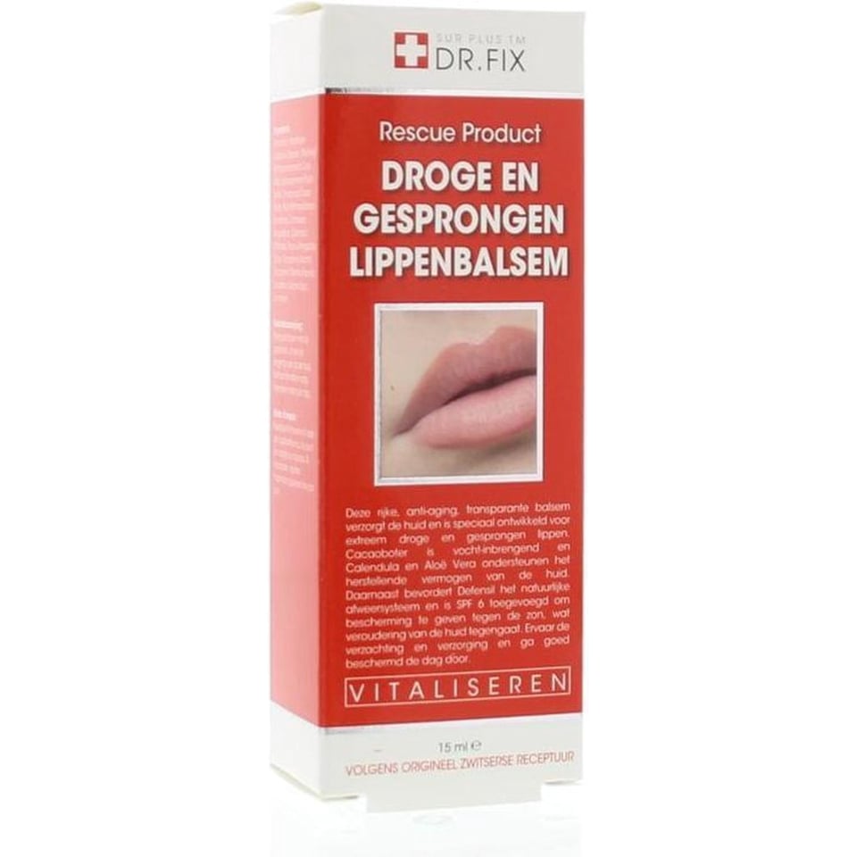 Dr. Fix Kapotte Droge Lippen Balsem - 15 Ml - Lippenbalsem
