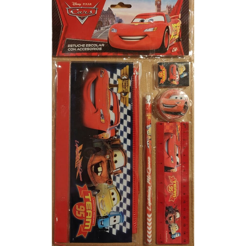 Pencil Case with Accessoires Cars