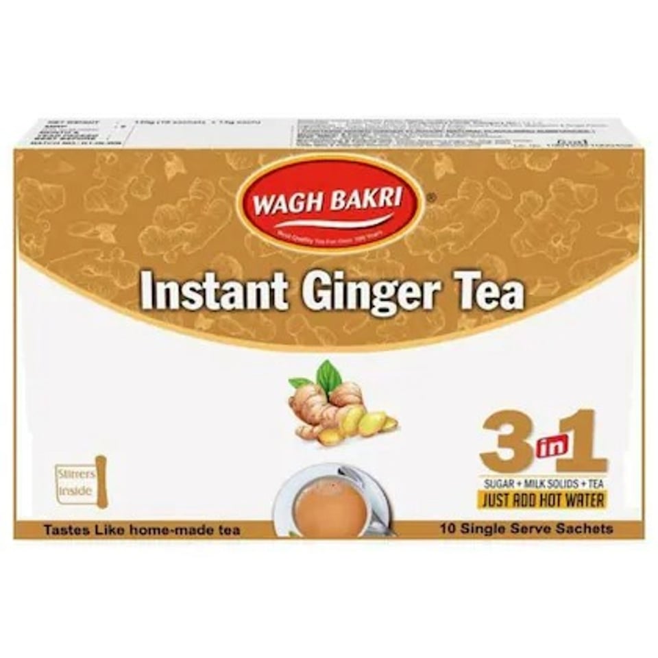 Wagh Bakri Instant Ginger Tea Premix 140 Grams