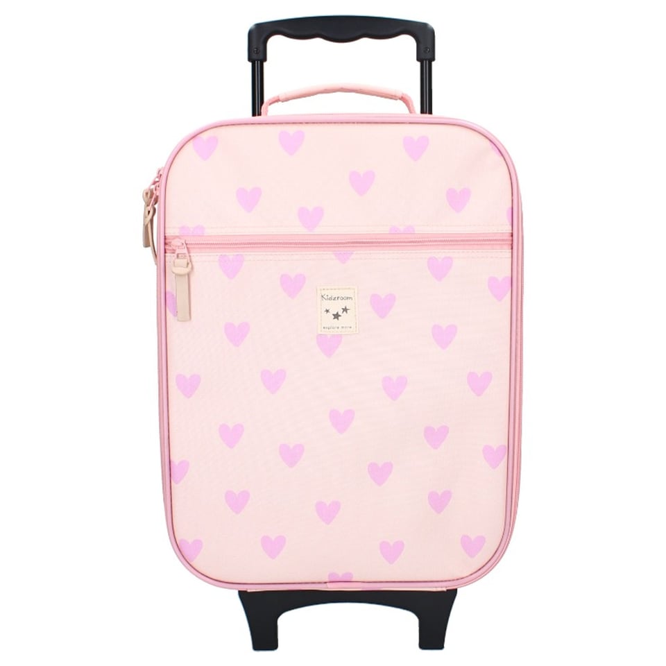 Kidzroom Trolley Koffer Hartjes
