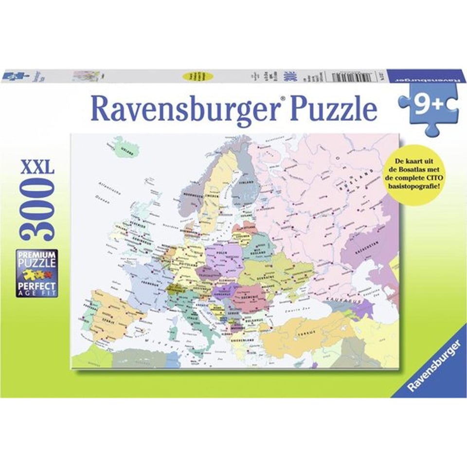 Puzzel Europa Kaart Cito 300 Stukjes