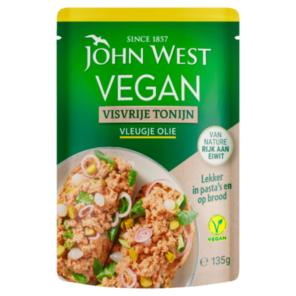 John West Vegan Visvrije Tonijn Vleugje Olie
