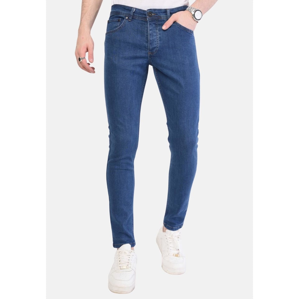 Heren Klassieke Spijkerbroek Slim Fit - DP/S-71 NW - Blauw