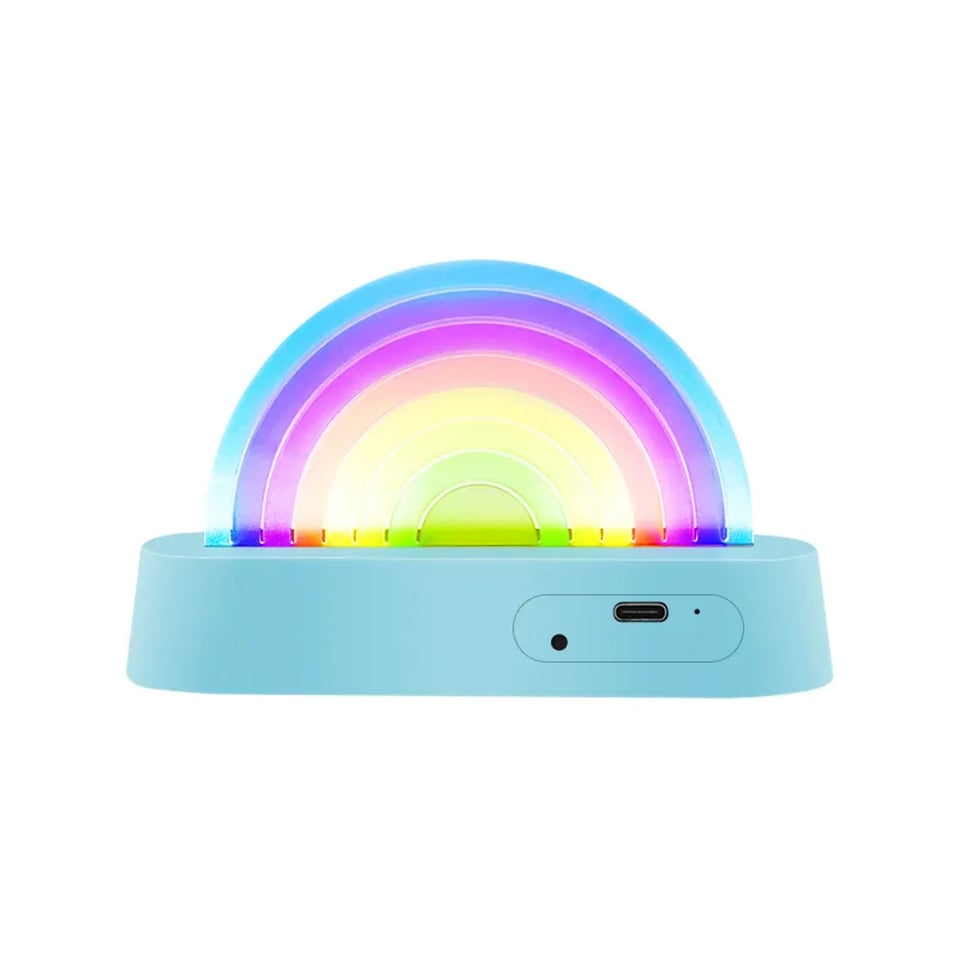 Regenbooglamp Blauw