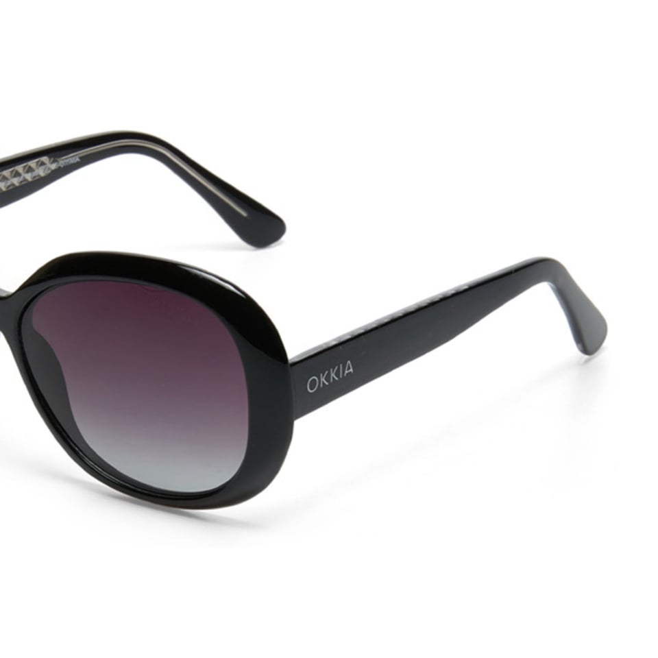 Zonnebril MIAMI Butterfly Black OK047-BK + Polarized