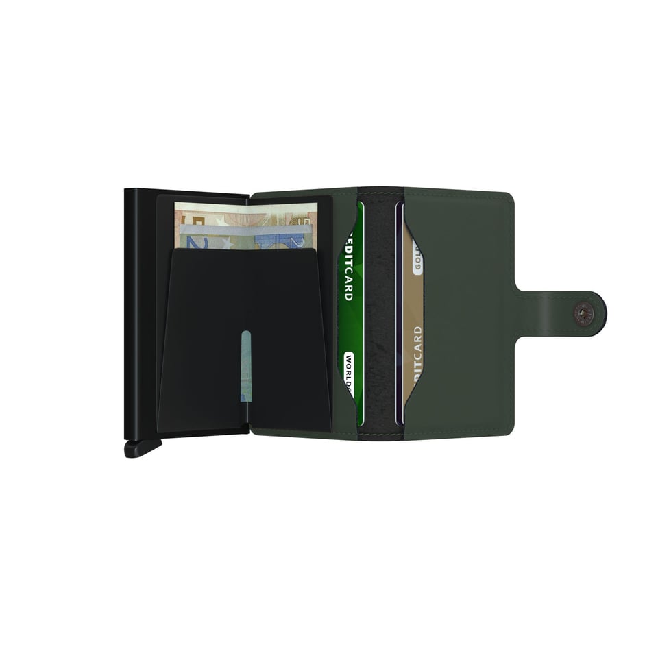 SECRID Miniwallet Mat Groen/zwart