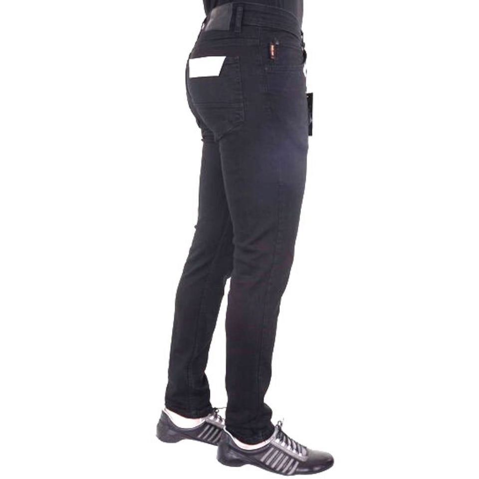 Nette Heren Stretch Broek - Slim Fit - 5412 - Zwart