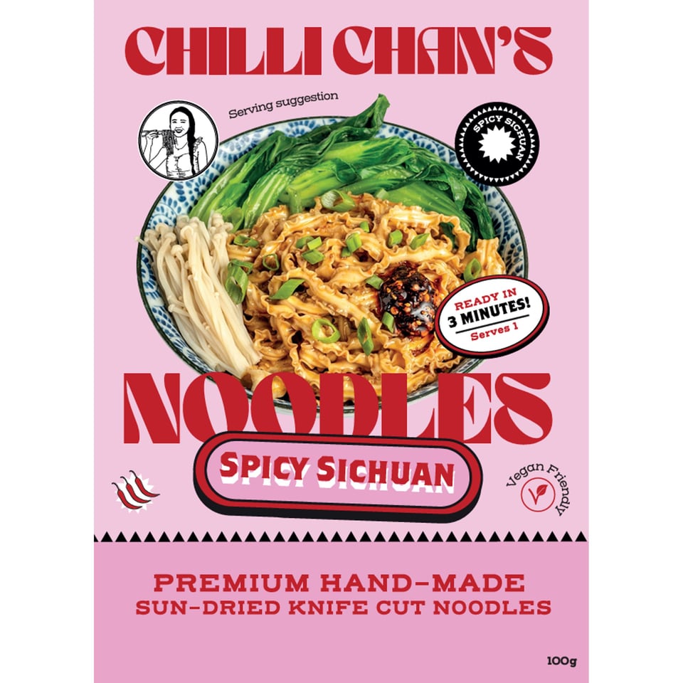 20-pack Spicy Sichuan Knife-cut Noodles - box of 20