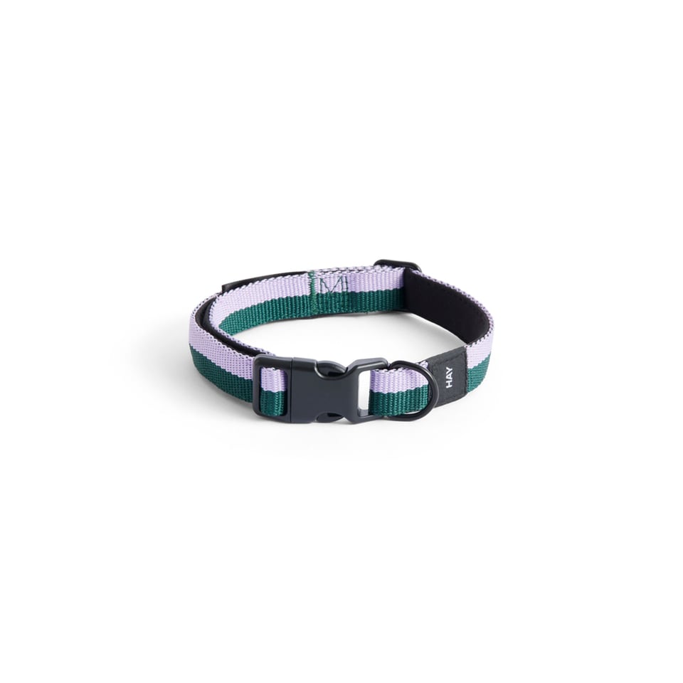 HAY Honden Halsband S/m Lavendel- Groen