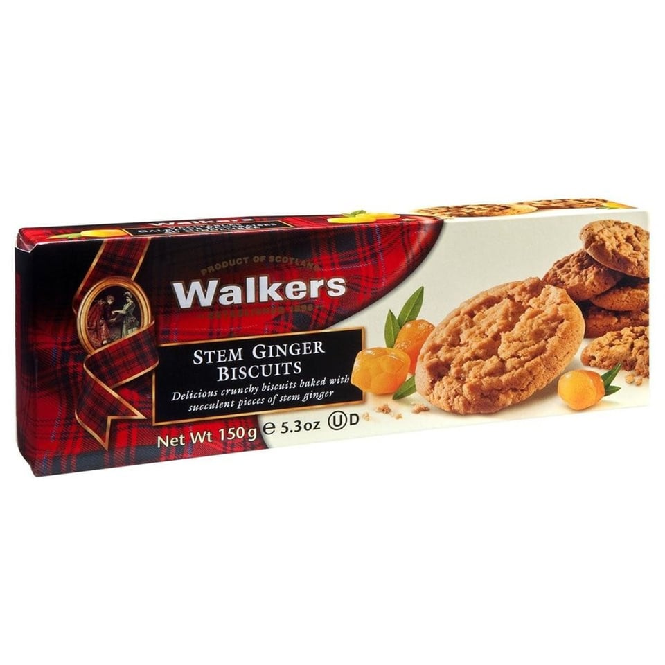 Walkers Stem Ginger English Biscuits