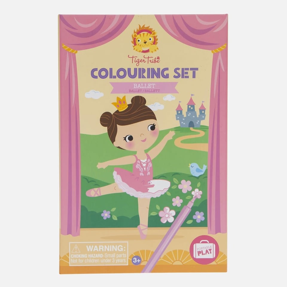 Tiger Tribe Colouring Set Ballet 3+