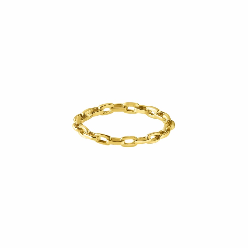 Gold Plated Chain Ring