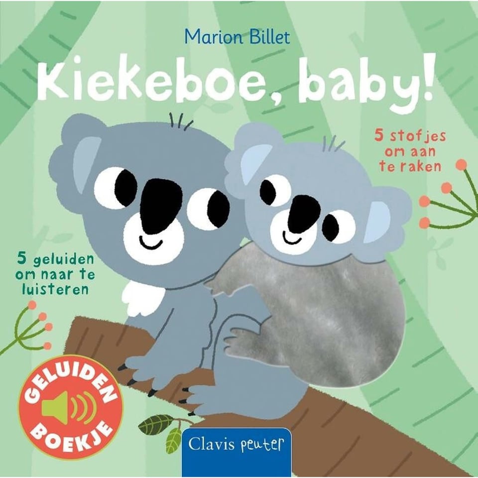 Clavis Geluidenboek Kiekeboe, Baby! 1+